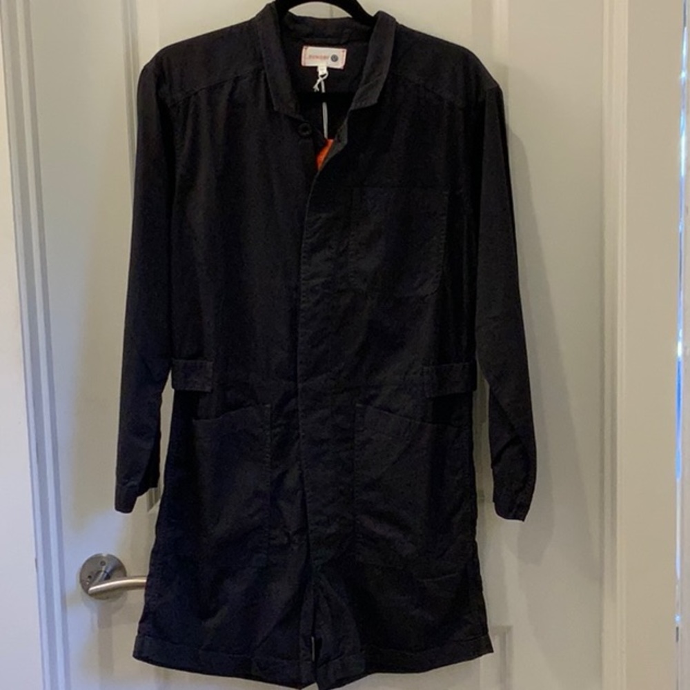 NWT Sundry utility romper in old black - size 1/small